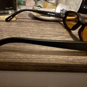 Le Specs Outta Love Small Oval Sunglasses